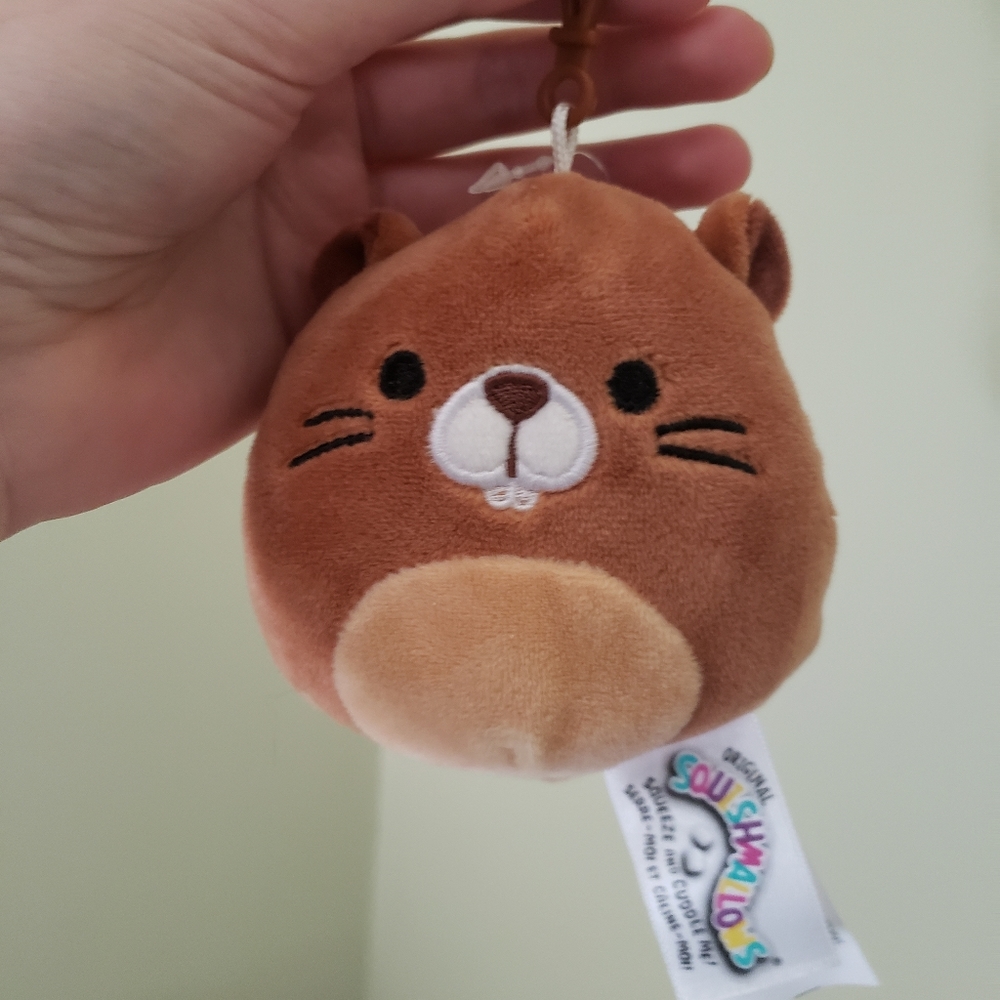 2 for $20 Chip the Beaver 3.5" Clip Squishmallow